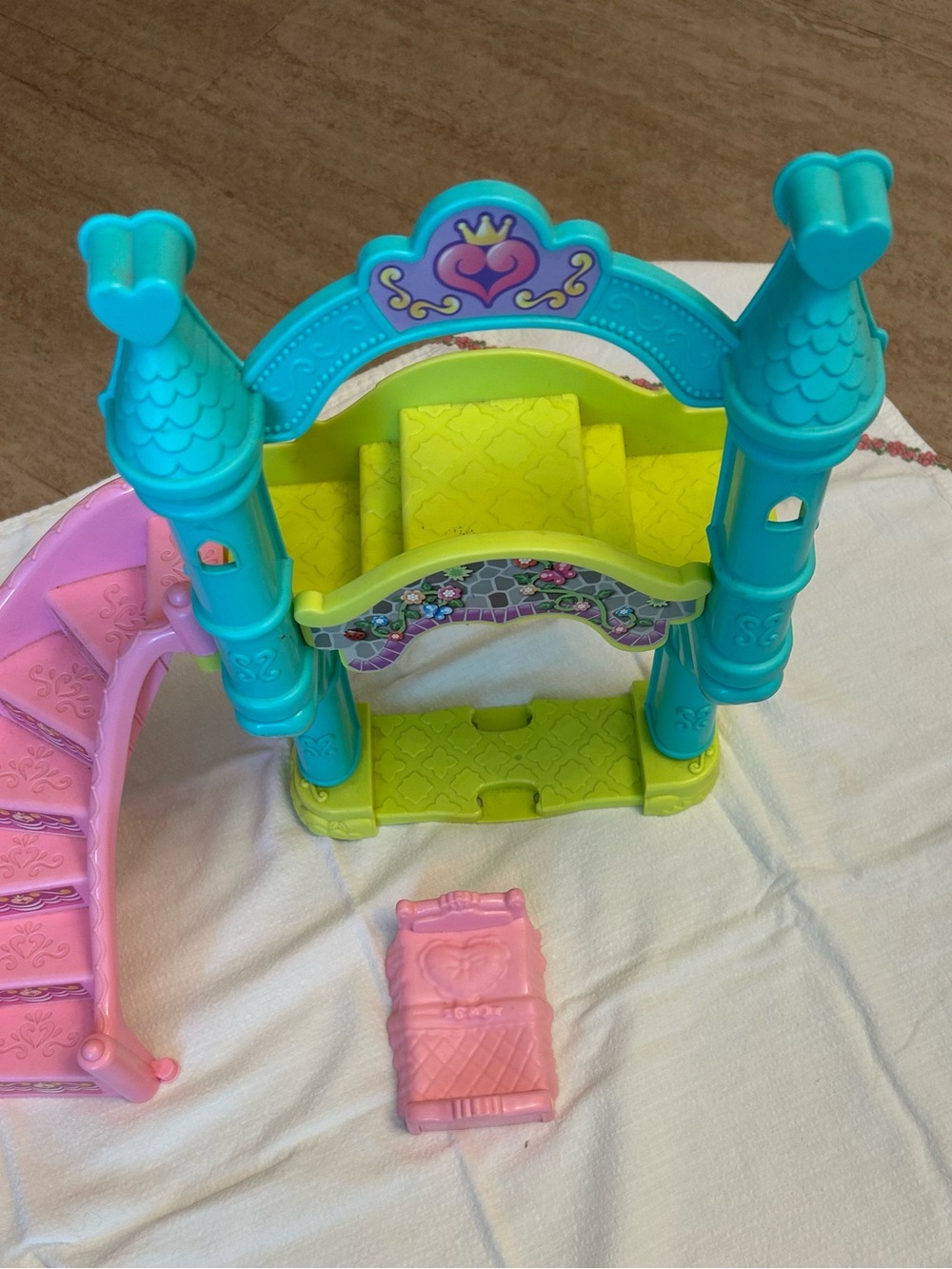Replacement Partial Tower, Bridge Section Pink Staircase Tech Go! Smart Friends